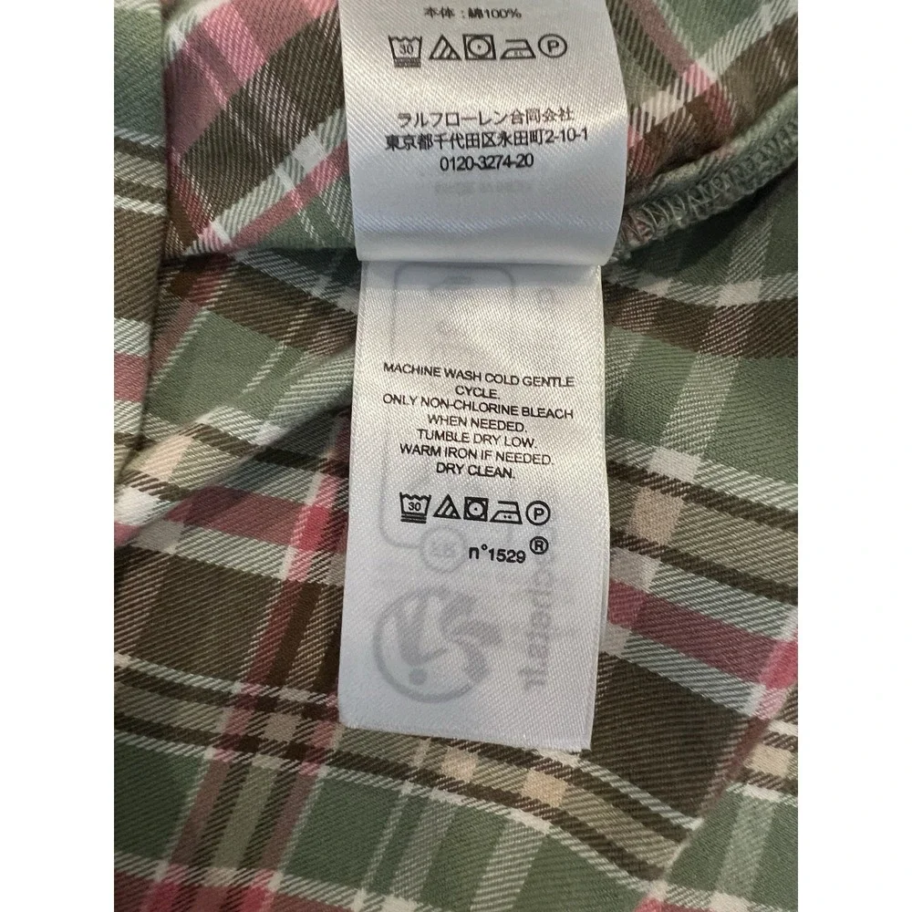 Lauren Ralph Lauren‎ (2) Plaid Shirt Dress-Preppy-Equestrian-Cottagecore-Country